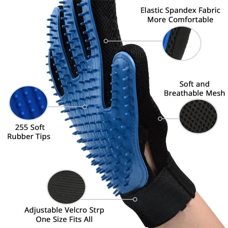 Dog & Cat Grooming Massage Gloves