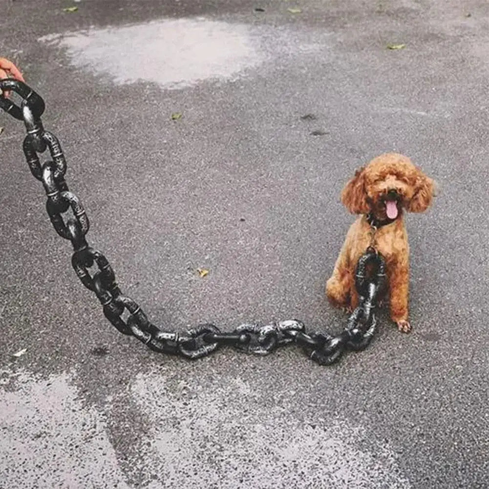 Simulated Plastic Thick Dog Traction Chain